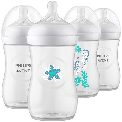 New Natural bottle with Natural Response Nipple .